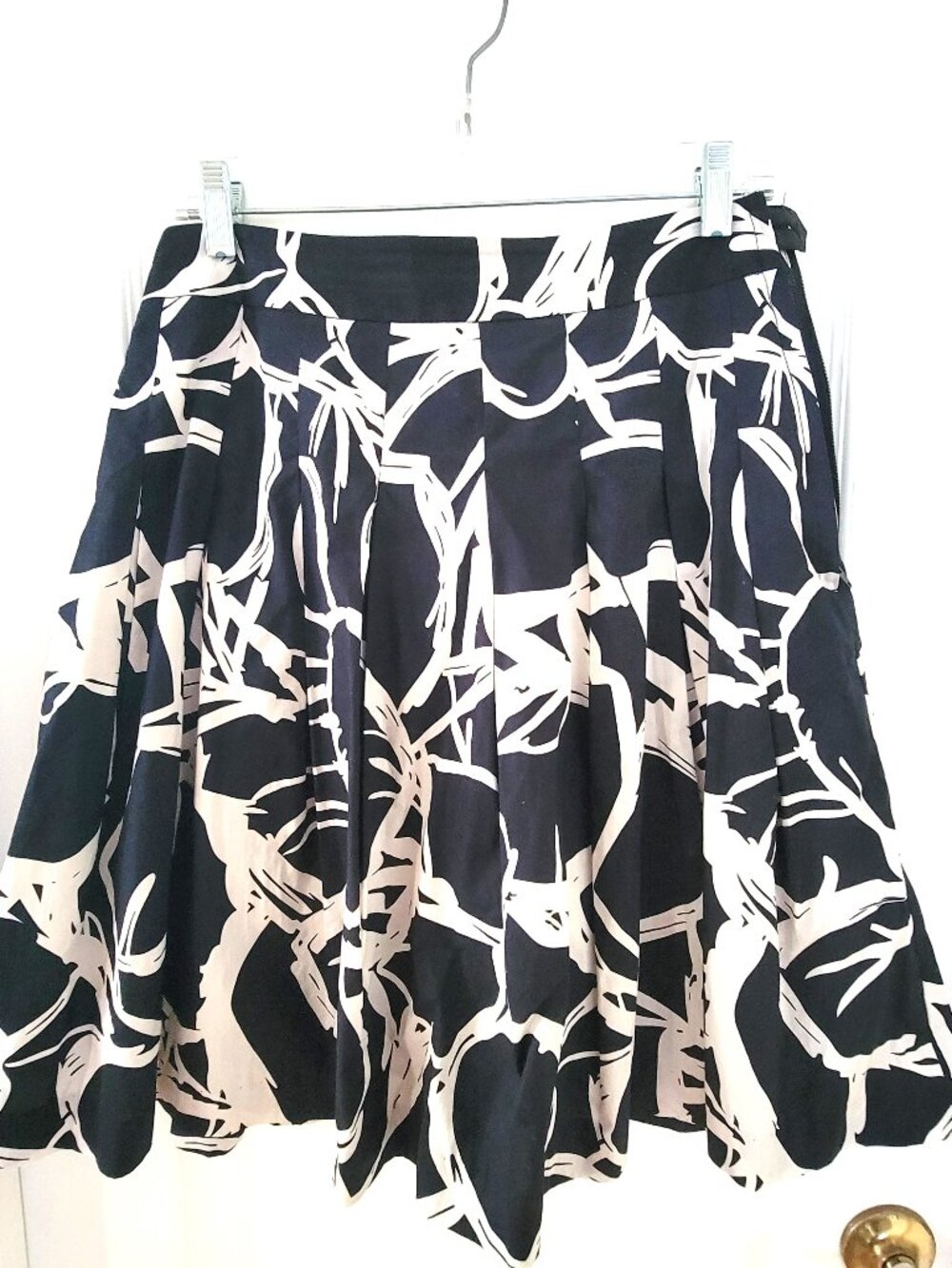 H&M PRINT COTTON SKIRT
